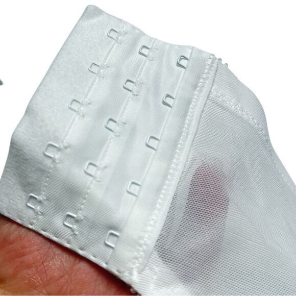 Just My Size Comfort Cushion Strap Soft Cup Full Figure Bra Style 1963 White 44D - Picture 7 of 10